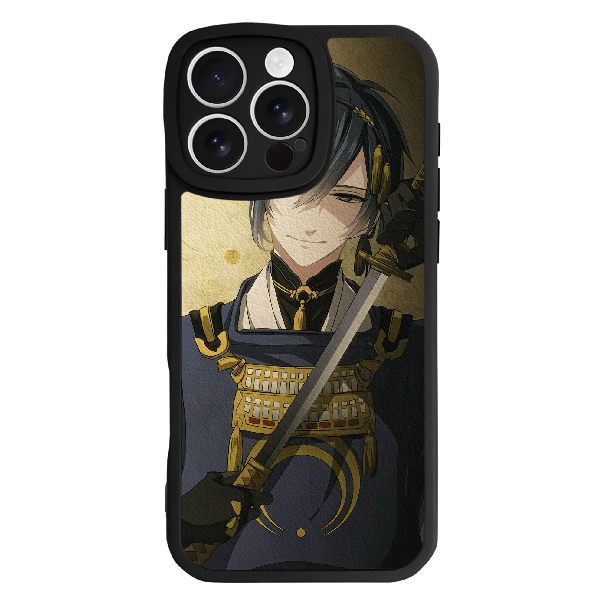 （画像用） 刀剣乱舞 Touken Ranbu 【iPhone 16シリーズ対応】シリコンスマホケース（レザー調） 材質：シリコン